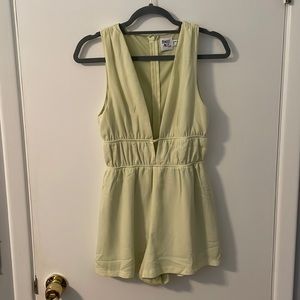 Princess Polly light yellow romper